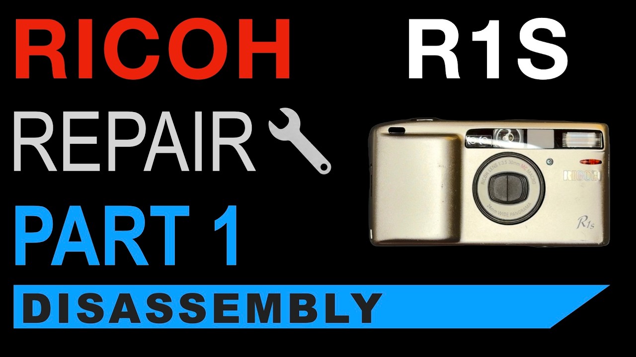 Ricoh R1s Repair – Part 1 - Front Disassembly and Reassembly - YouTube