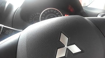 Mitsubishi Mirage push start button