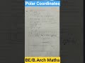 Polar Coordinates #polarcoordinates#polarcoordinatesincalculus2 #engineeringmathematics #mathematics