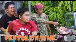 Cak Silo jual Pentol harus On Time