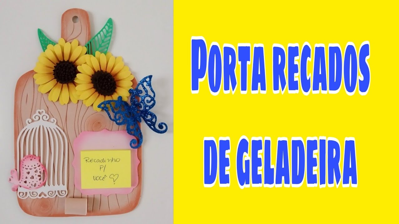 Imã de geladeira porta recado
