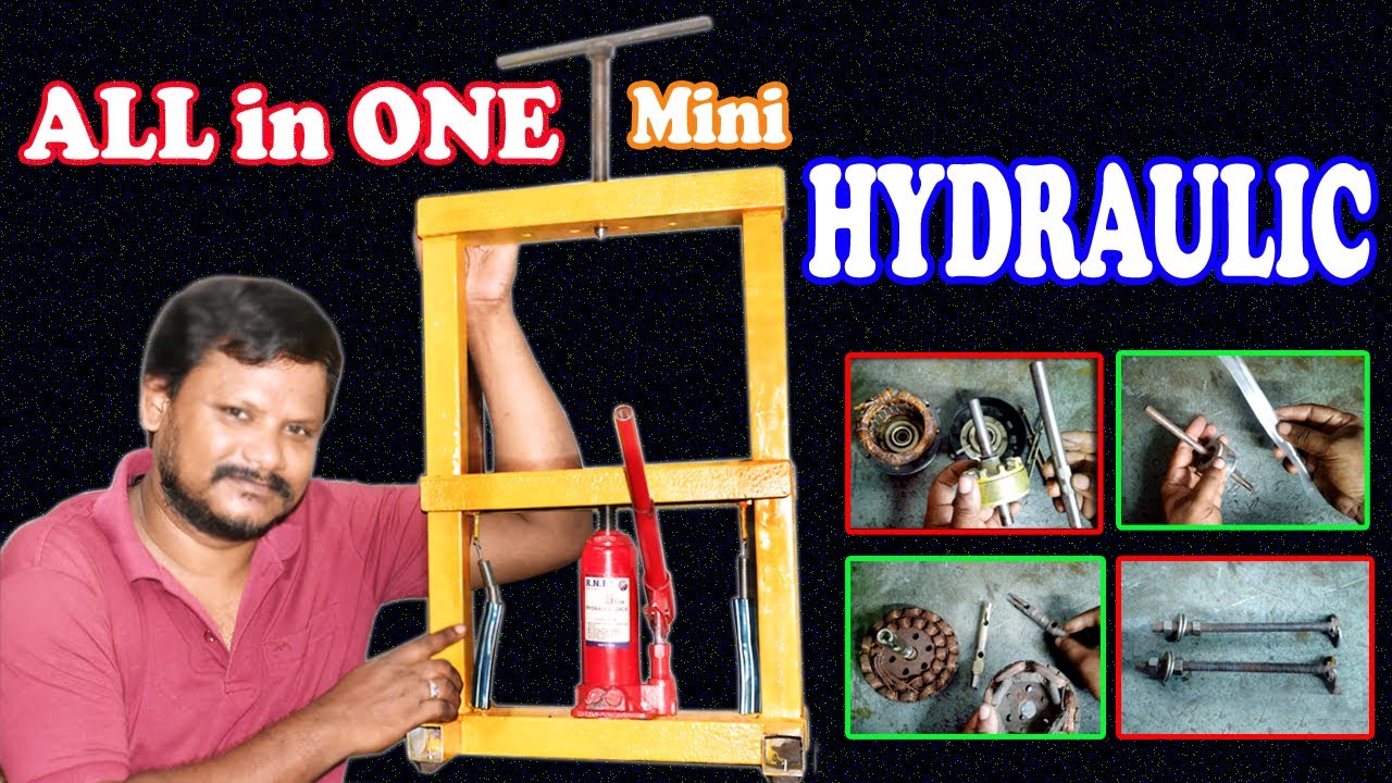 hydraulic press/all in one hydraulic making/hydraulic press for fan repair.