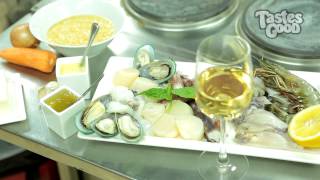 Соте из морепродуктов «Корона Нептуна» — рецепт. Киев,Tastesgood,ua — ресторанный портал