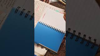 How to maintain first page of your notes-making notebook:))