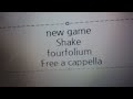ニューゲーム キャラソン - Shake! - fourfolium Free a cappella フリーアカペラ