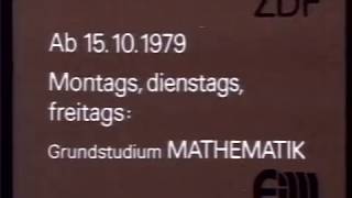 ZDF 1979 Programmansage