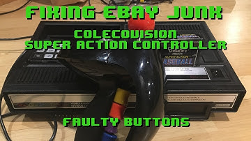 Fixing eBay Junk - Colecovision Super Action Controller - Broken Buttons