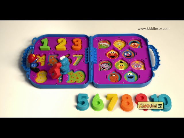 Sesame Street Cookie Monster on the Go Numbers Cookies Counting Learning  Toy 