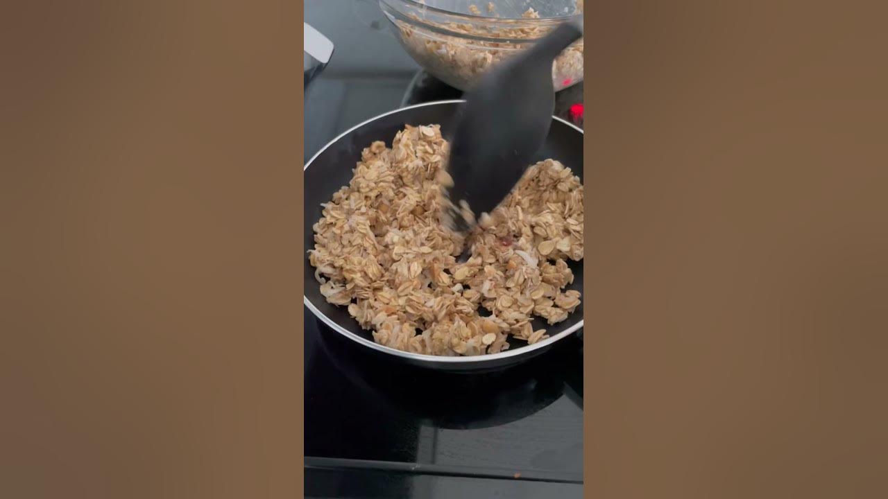 GRANOLA CASERA! Deliciosa, sana y súper fácil 🤍 no podréis vivir