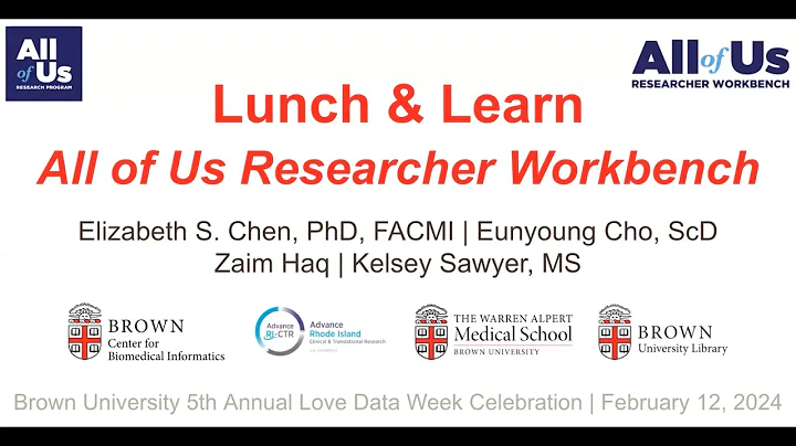 All of Us Researcher Workbench