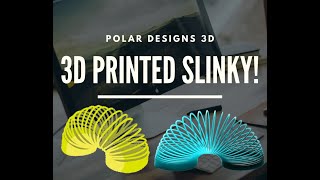3D Printed Slinky- It Really Works!!