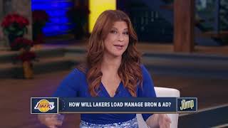Full The Jump   Rachel Nichols Goes Crazy after  Rondo says 'Lakers Clippers will matchup at finals'