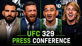 UFC 329: Conor McGregor vs Max Holloway 2 | FULL Pre-Fight Press Conference