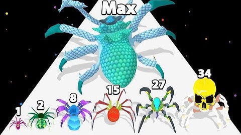 SPIDER EVOLUTION RUN - Level Up Spider (Insect Evolution Run) New Update, Max Level, All Gameplays