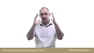 Ministry Supervision- Graham Stanton