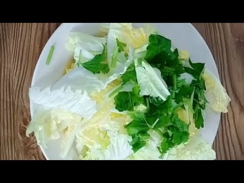 Parsley And Long Cabbage Recipe | Resepi Daun Sup   Dan Kobis Panjang tumis