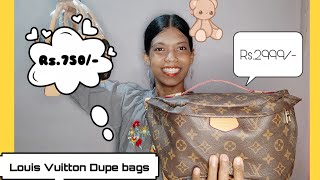 I bought Louis Vuitton Dupe bag only for INR 750/- ONLY in INDIA. 