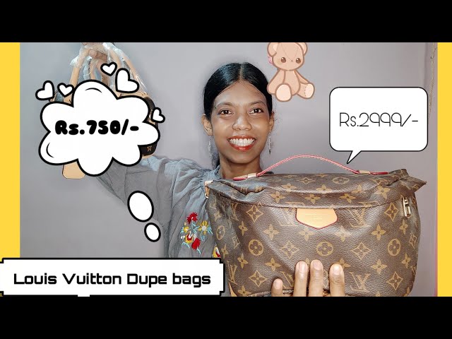 I bought Louis Vuitton Dupe bag only for INR 750/- ONLY in INDIA. 