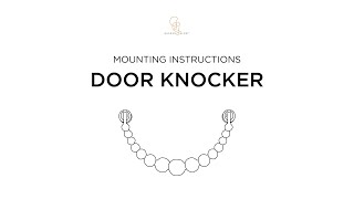 Mounting instructions - DOOR KNOCKER
