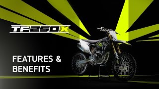 Triumph TF 250 X   Features and Benefits