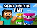 Trying more and unique TNT’s in minecraft (bedrock edition)