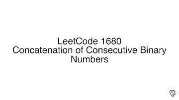 LeetCode 1680: Concatenation of Consecutive Binary Numbers