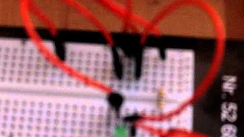Raspberry Pi: led blinking via Darlington (dual NPN) transistor