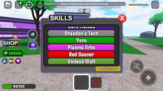 Elemental powers tycoon all rebirth weapons showcase With roblox 99 rebirth Undead Staff