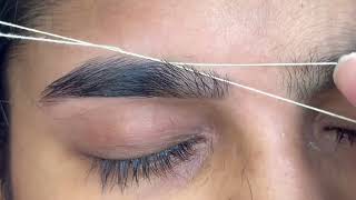 "The Ultimate Guide to Eyebrow Threading: Techniques and Tips" by Royal Sejal parlour.||#viral