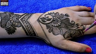 Janmashtmi special mehendi design | beautiful and simple designs | for back hand