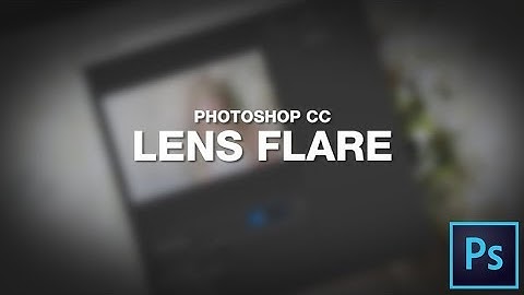 PHOTOSHOP | Add Lens Flares