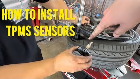 How to install TPMS sensors