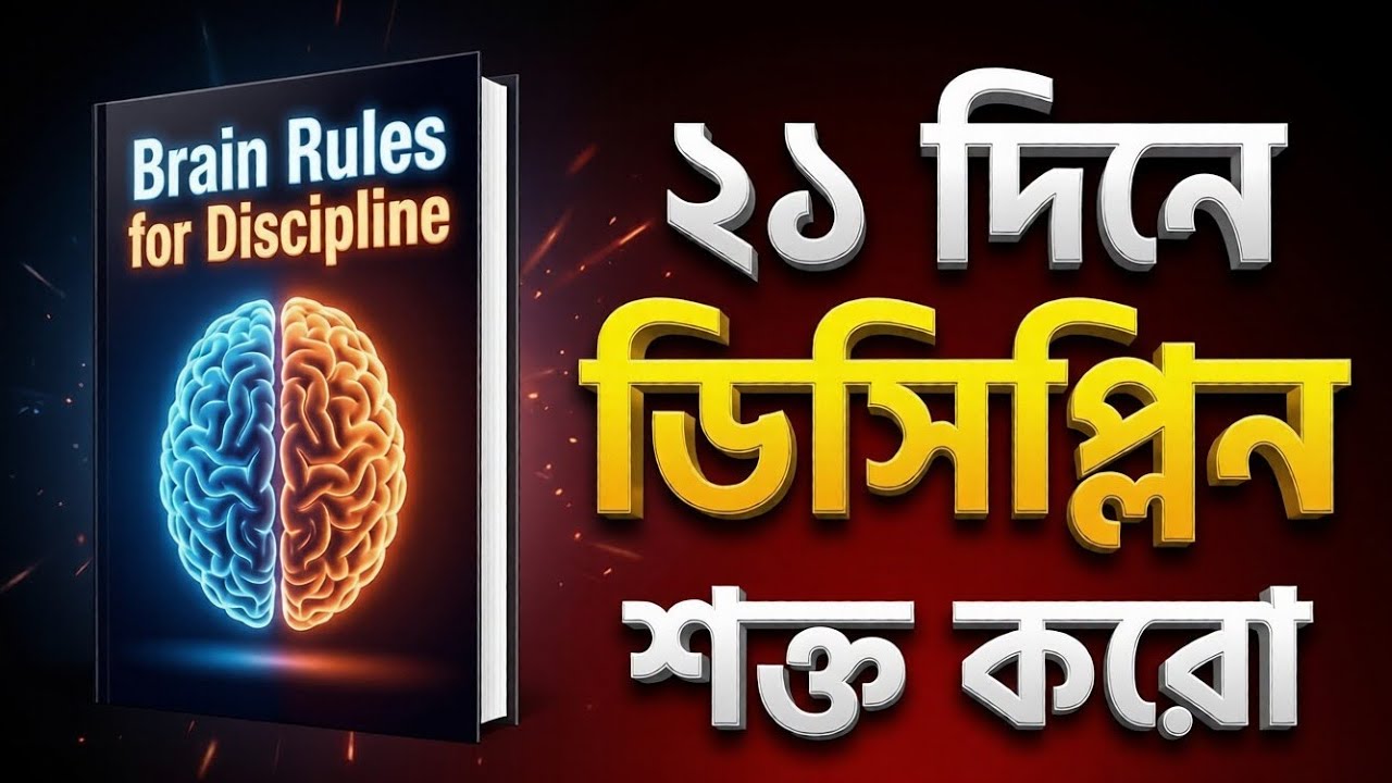 ২১ দিনে ডিসিপ্লিন শক্ত করো | Brain Rules for Discipline Book Summary Bangla