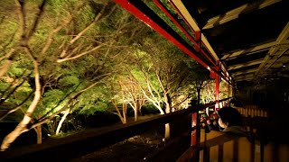 車窓をライトアップ