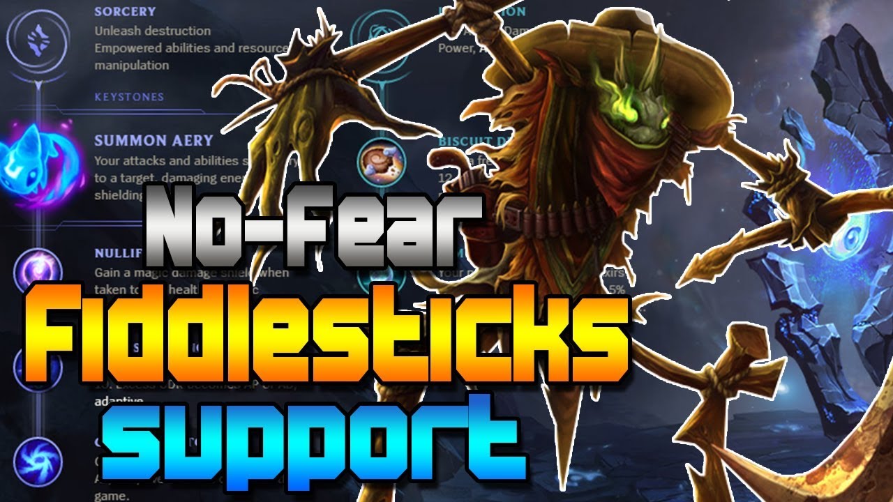 Remember No-Fear! | Fiddlesticks Support Full Game - League of Legends