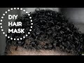 How to Control frizz and stop breakage on dry naturally curly hair!! | DIY Hair Mask