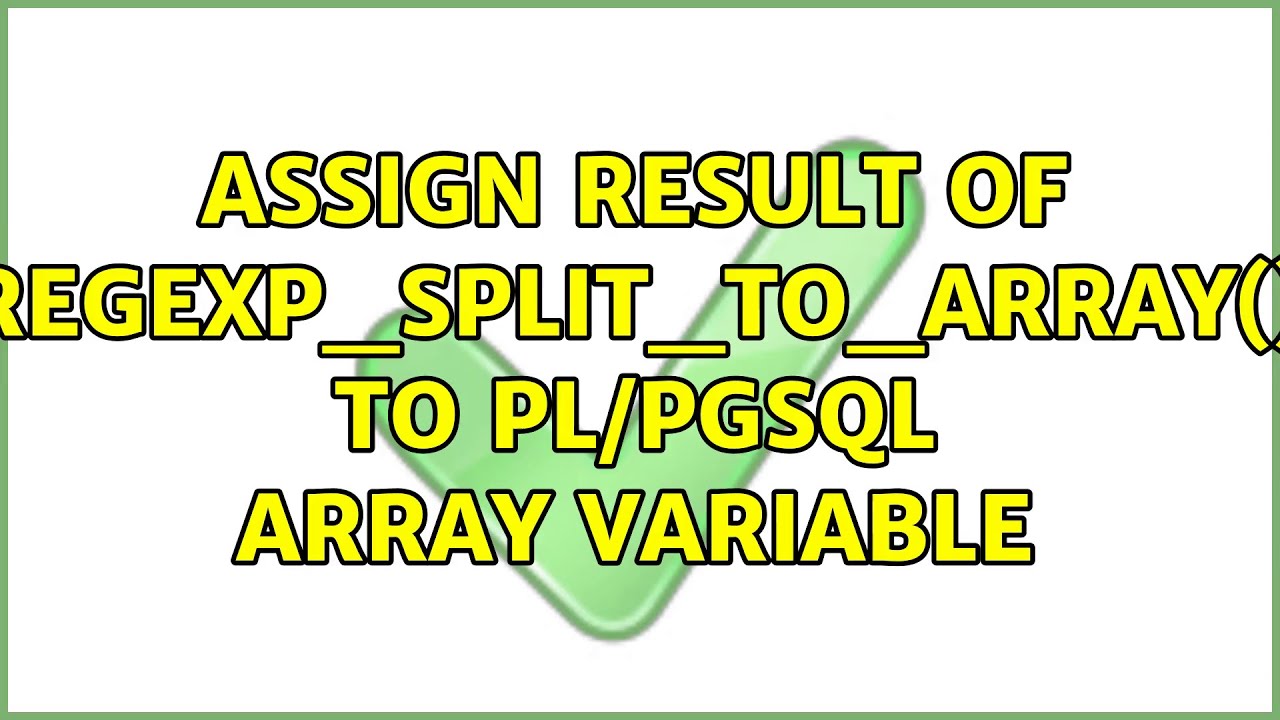 Postgresql Regexp_Split_To_Array