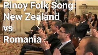 Filipino Song:  New Zealand vs Romania (Rosas Pandan by George G. Hernandez  Arranger)