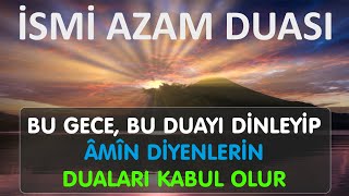 SALI GÜNÜNÜN DUASI  BUNDAN DAHA TESİRLİSİ YOK  İSTEKLER KABUL OLUNUR  İSMİ AZAM DUASI