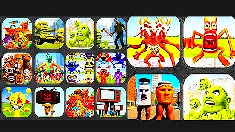 Nextbots in playground mod New updated new omniroids italian in brainrot characters chasing nextbots