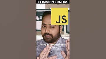 Common Errors JavaScript #shorts #coding #programming #javascript #commonerrors