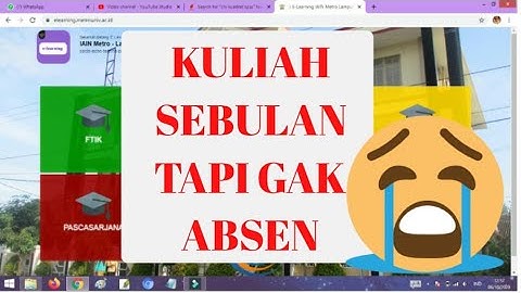 Cara Absen pada LMS "Learning Manajemen System | e-LEARNING 2020