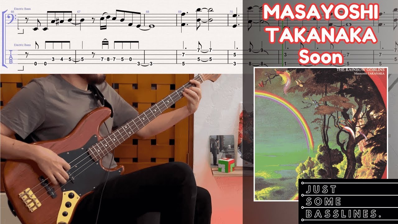 Masayoshi Takanaka - Soon // BASS COVER + TABS
