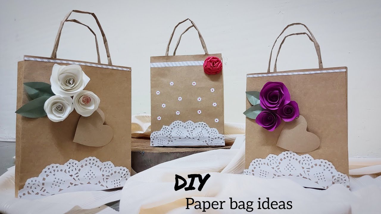 How To Dress Up Brown Paper Bags For A Wedding | Paper bag crafts, Brown paper  bag, Paper crafts