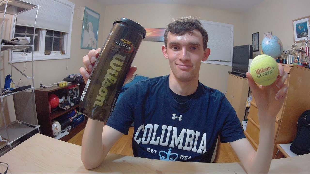 Wilson US Open Regular/Extra Duty Tennis Ball Can 3 Balls Review YouTube