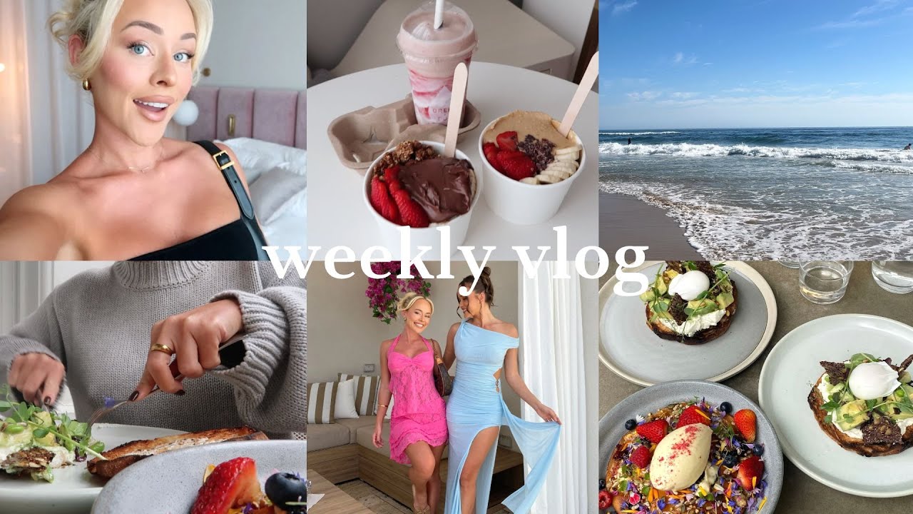 VLOG | melbourne must do's, matcha, markets, sweats christmas party, christmas presents etc