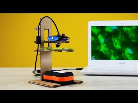 شاهد كيف تصنع المجهر بسيط وعملي جدا🔬🔭🔬… .microscope