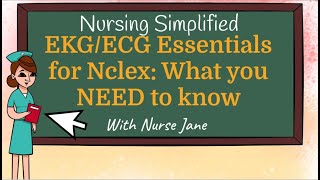 EKG Strips you NEED to know for NCLEX PLUS Causes and Interventions to help you SUCCEED