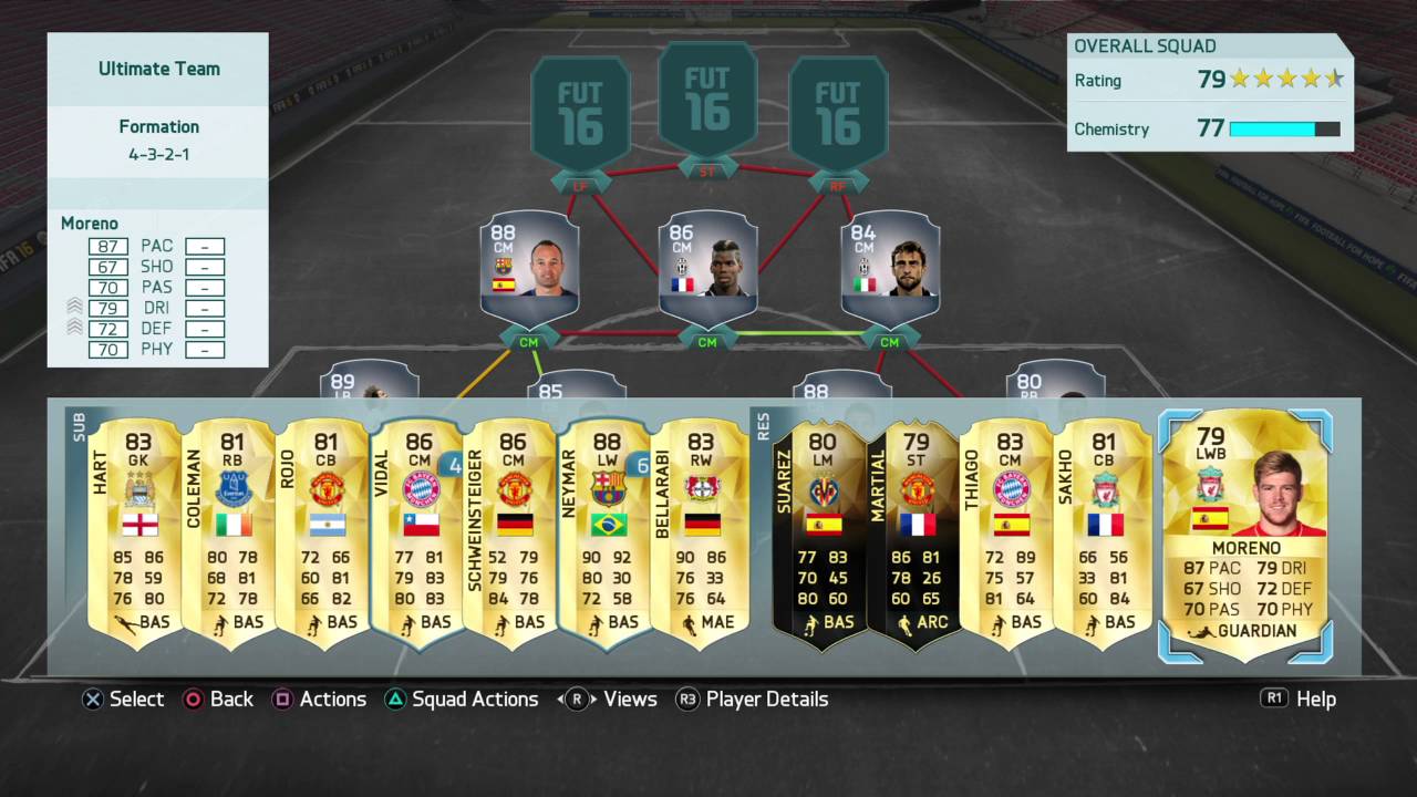 BEAST 650k NLW- FIFA 16 Squad Builder