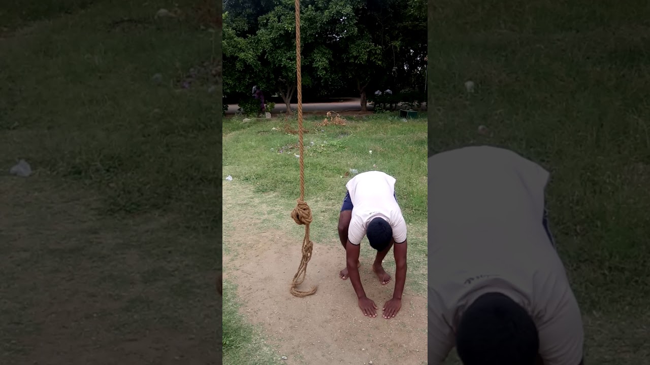 Rope climbing training part 2 YouTube